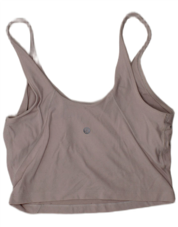 Top reggiseno sportivo da donna Lululemon US 6 rosa medio