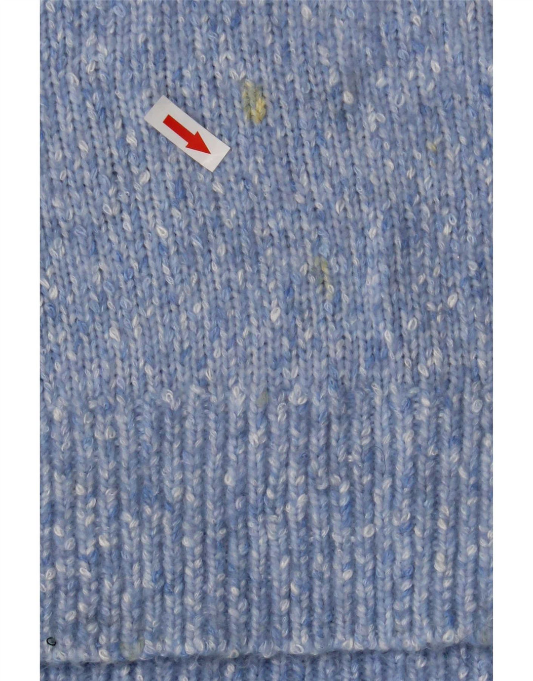 Maglione maglione a collo alto da donna Marks & Spencer UK 14 Blu medio screziato