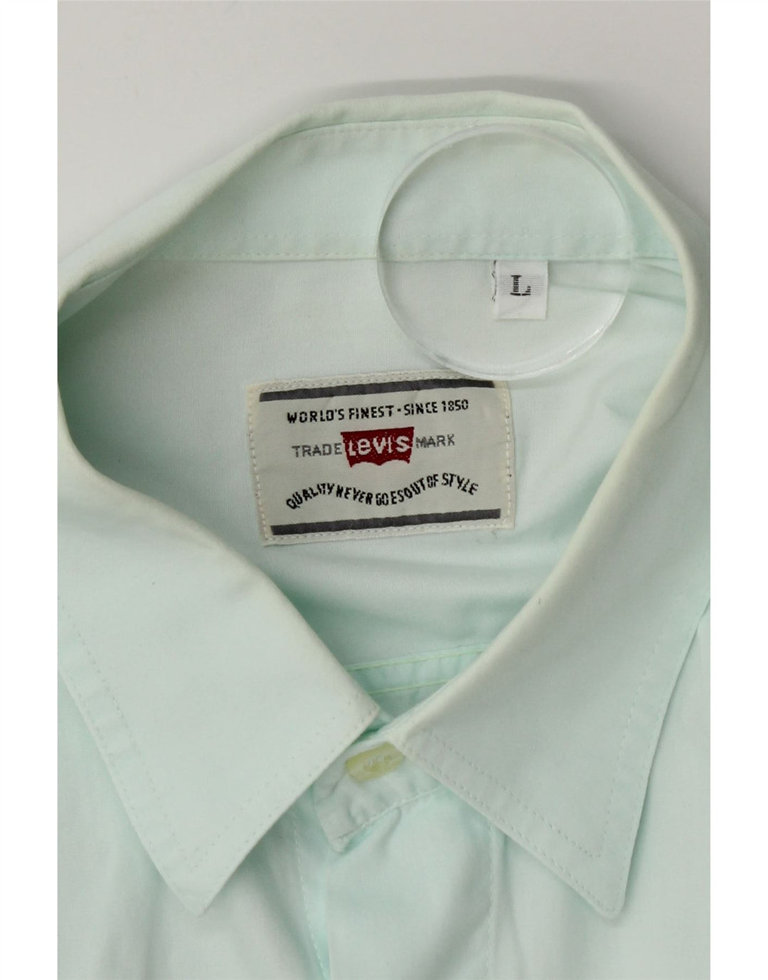 Camicia Levi's Uomo Large Turchese Cotone