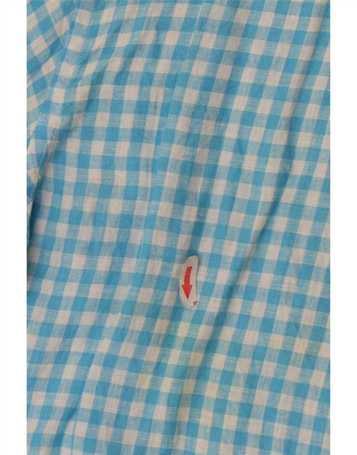 Camicia casual da uomo Massimo Dutti, misura grande, a quadretti blu