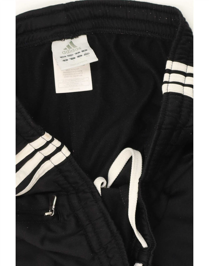 Pantaloni da tuta da uomo Adidas UK 40/42 Medium Nero Poliestere