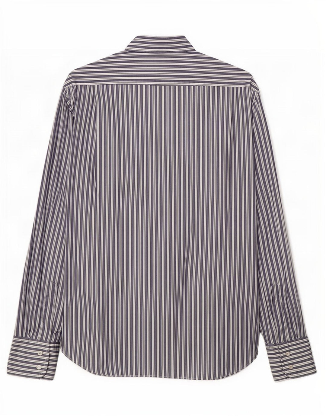 Camicia da uomo Hugo Boss in cotone a righe blu medio