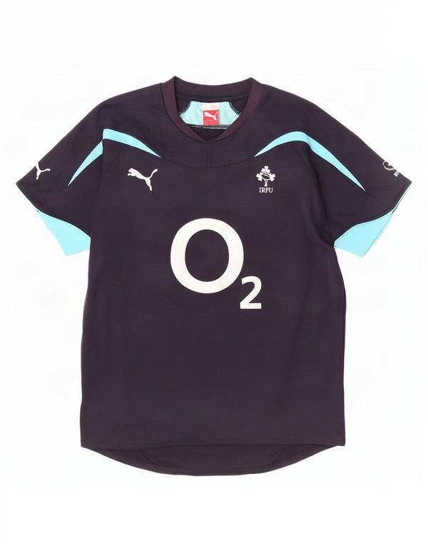 Maglietta grafica da uomo Puma Irlanda Top XL Blu navy Colourblock
