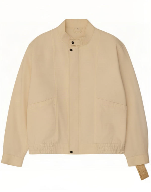 Giubbotto bomber da uomo Alexander IT 54 2XL cotone bianco sporco