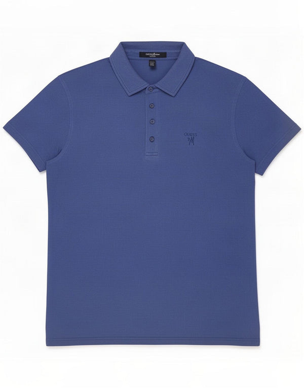 Polo da uomo Guess By Marciano XL Blu Cotone