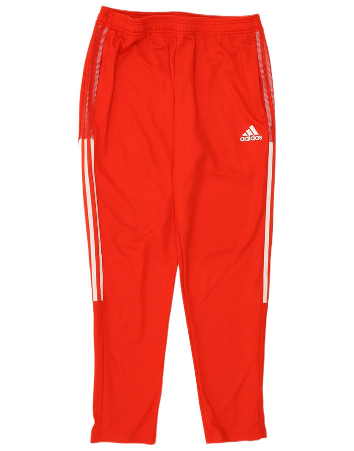 Pantaloni da tuta da uomo Adidas Large Rossi in poliestere sportivi