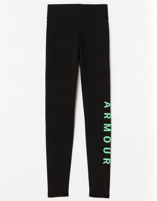 Under Armour Womens Graphic Leggings UK 4 XS Black Polyester