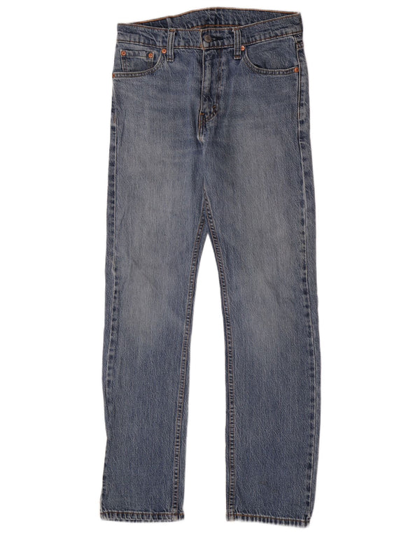 Jeans dritti slim fit 513 da uomo Levi's W30 L32 cotone blu classico