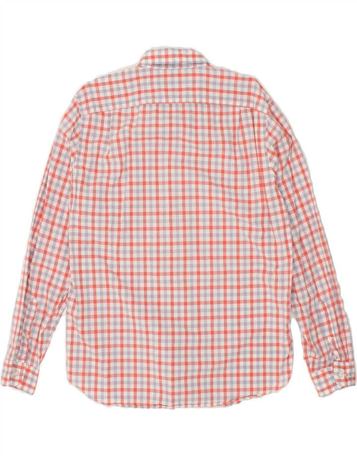 J. CREW Mens Tailored Shirt Large Red Gingham Cotton Vintage J. Crew and Second-Hand J. Crew from Messina Hembry 
