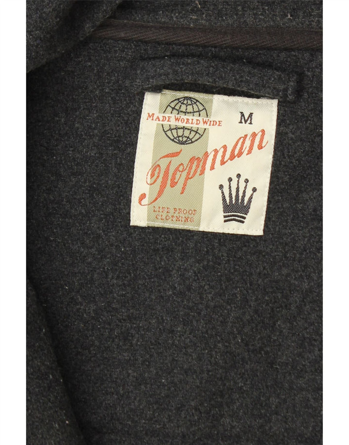 Montgomery con cappuccio da uomo TOPMAN UK 38 Grigio medio