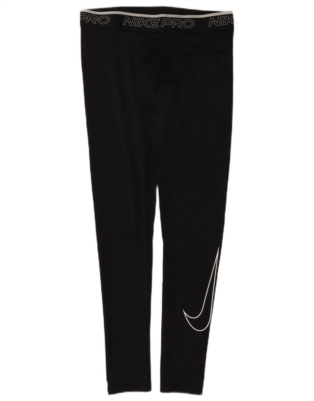 Leggings grafici Nike Dri Fit da uomo, grandi, in poliestere nero