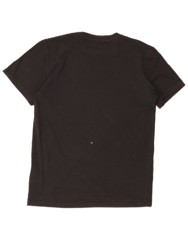 T-shirt grafica ADIDAS da uomo Chicago Bulls, piccola, in cotone nero