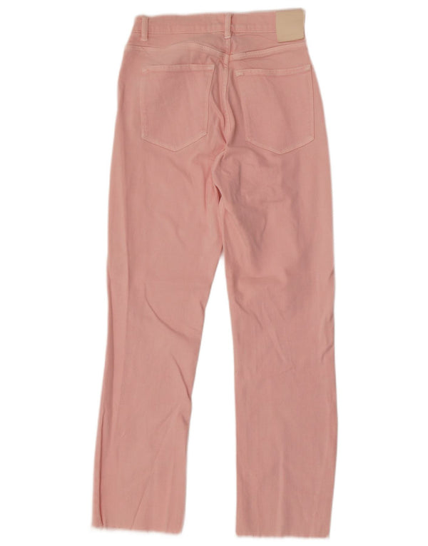Jeans svasati corti da donna a vita media Massimo Dutti EU 34 2XS W24 L26 Rosa