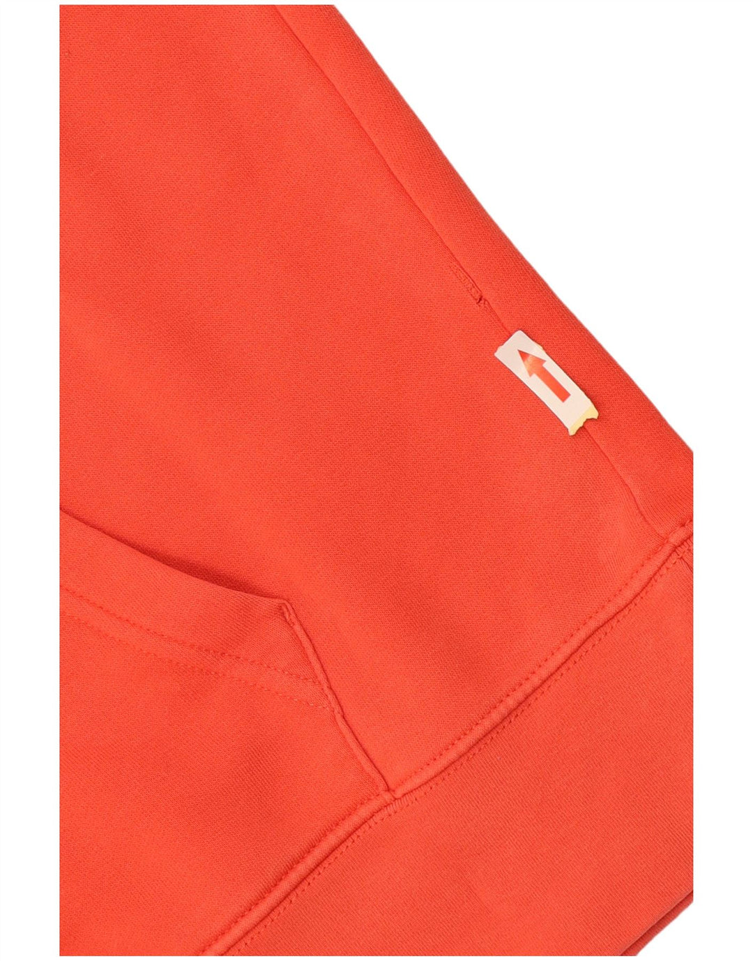 Gant Felpa con cappuccio grafica da uomo, grande, in cotone arancione