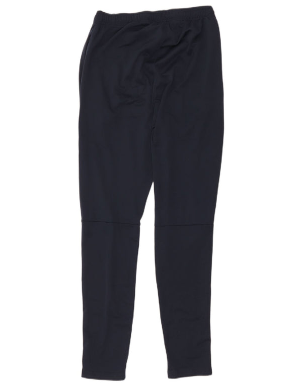Pantaloni da tuta Nike Dri Fit da donna UK 8 Small Poliestere blu navy