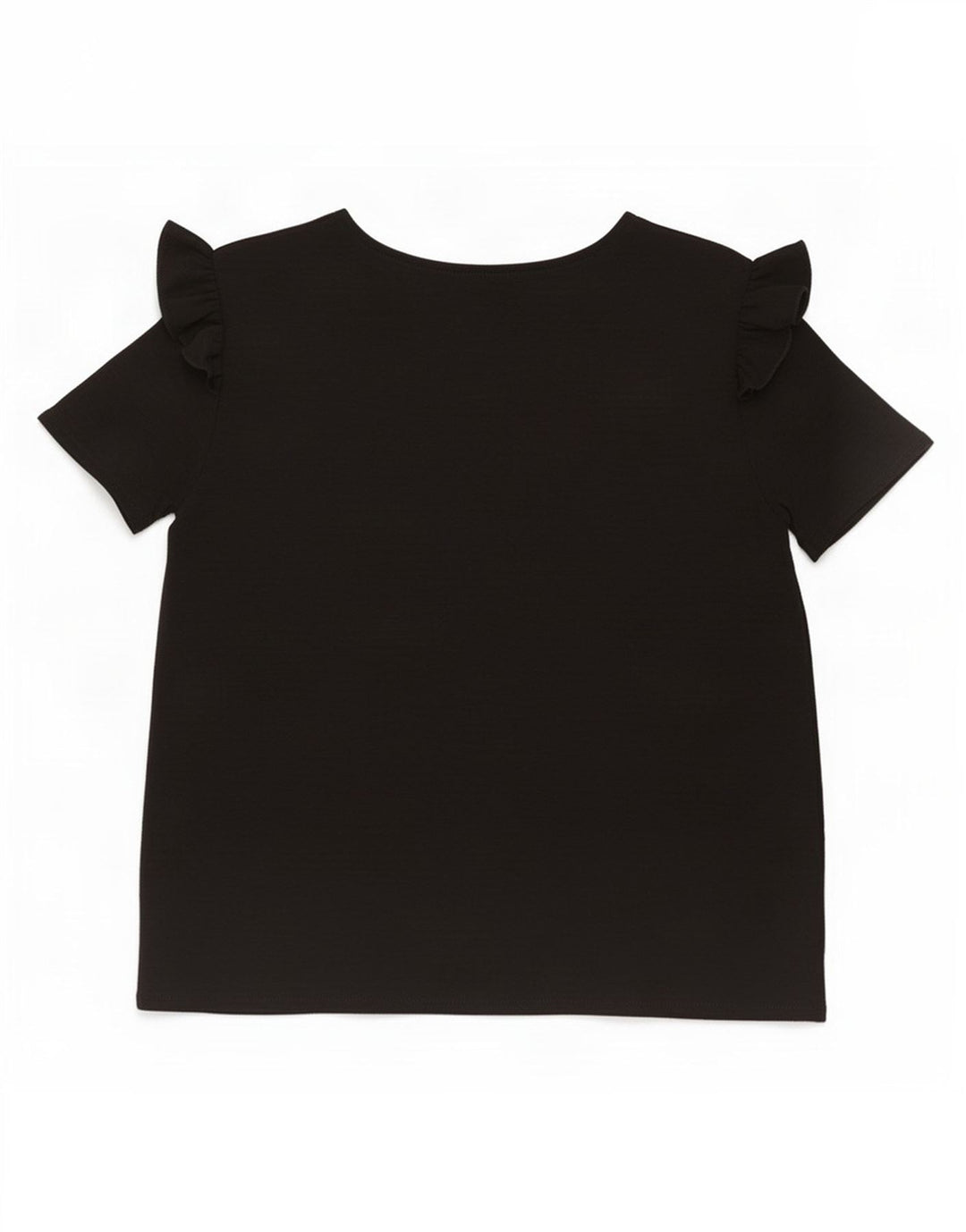 Top in camicetta da donna Zara UK 12 poliestere nero medio