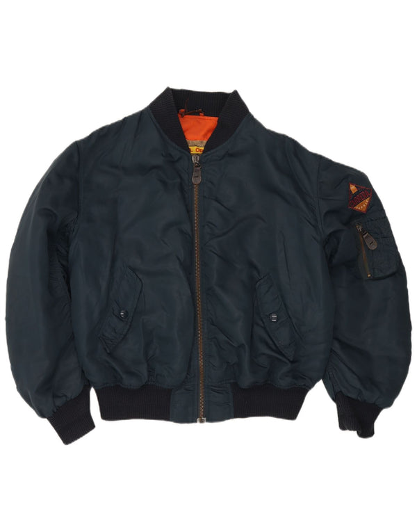 Giacca da aviatore da volo da uomo Carrera UK 38 media blu navy in poliammide