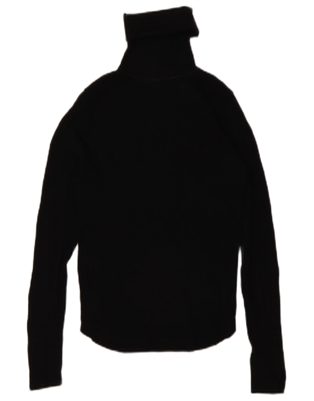 Maglione maglione a collo alto da donna Zara UK 8 piccolo in viscosa nera