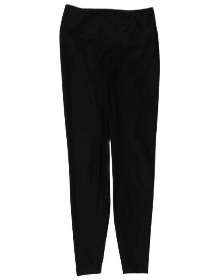 Leggings grafici Nike da donna UK 4 XS poliestere nero