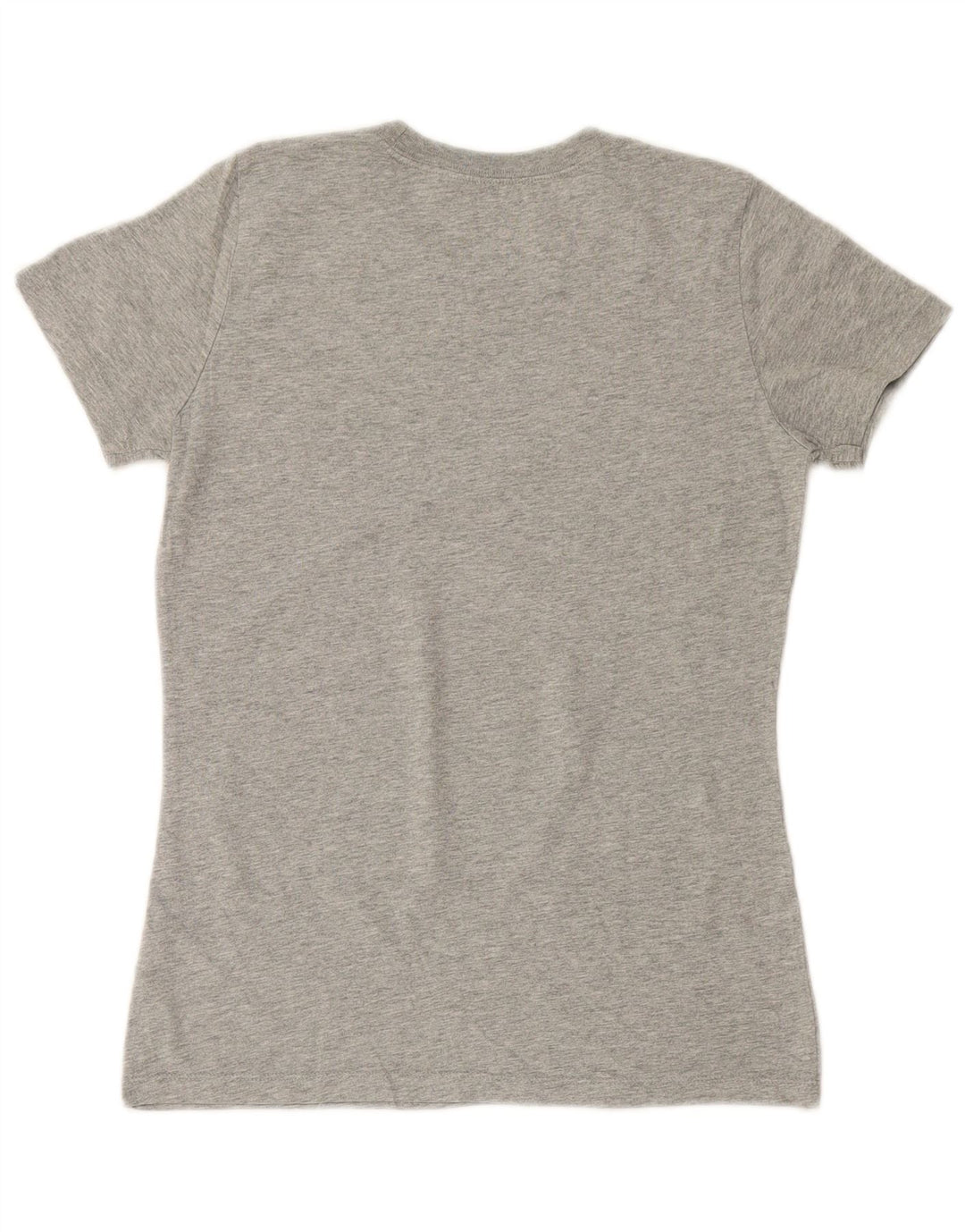 T-shirt grafica da donna NIKE Top UK 6 XS cotone chiazzato grigio