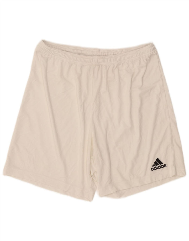 Pantaloncini sportivi Adidas Aeroready da uomo XL poliestere bianco