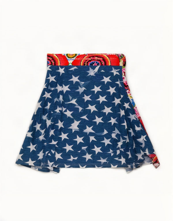 Desigual Gonna a trapezio da donna media W28 floreale multicolore
