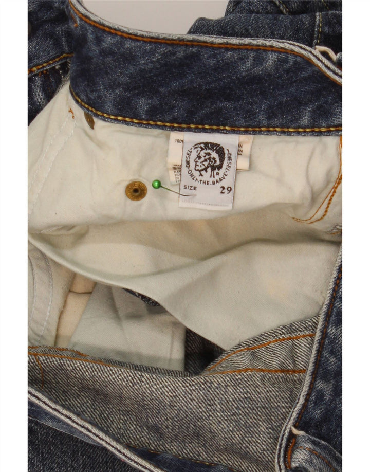 Jeans dritti da donna DIESEL W29 L30 cotone blu