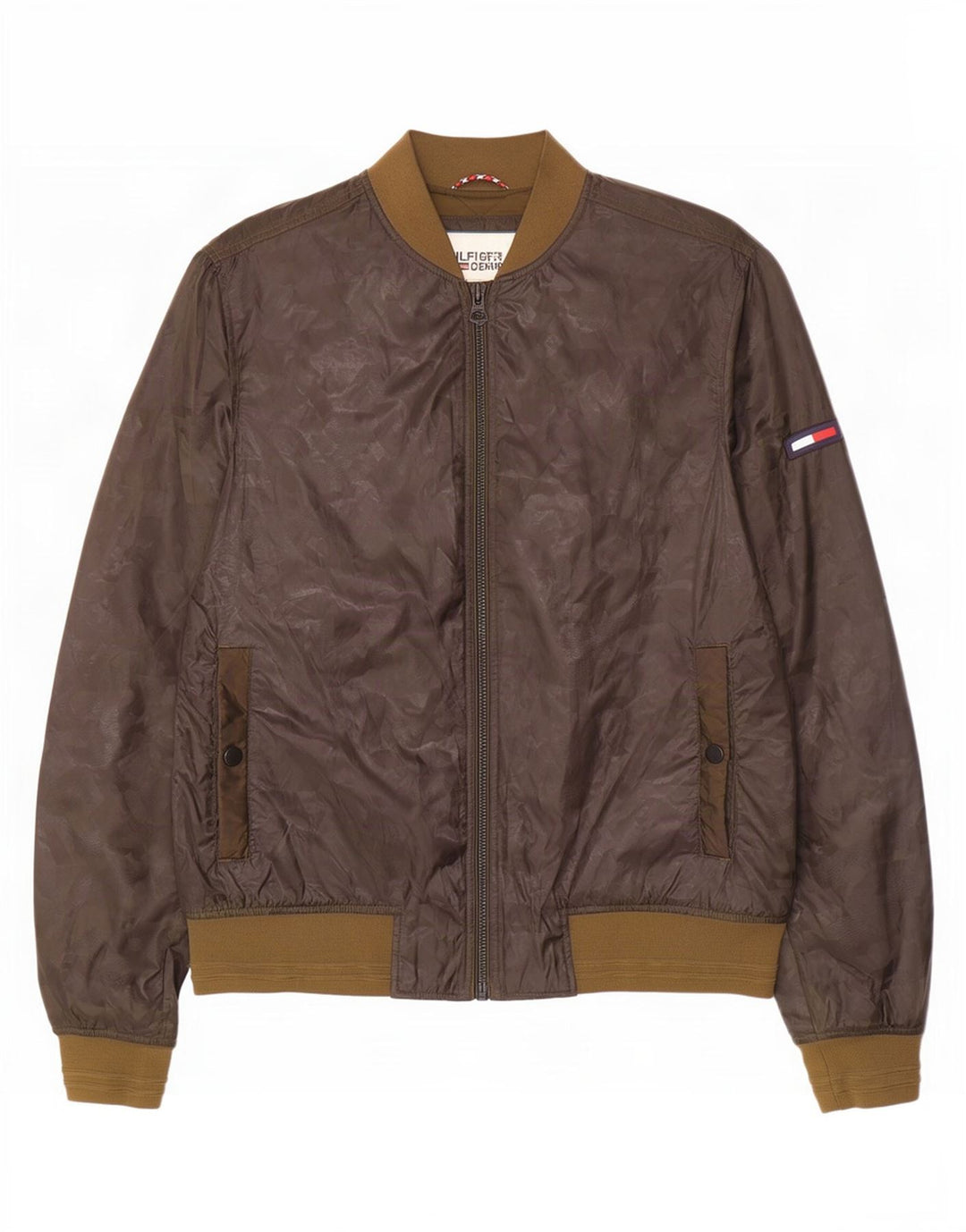 Giubbotto bomber da uomo Tommy Hilfiger UK 38 poliestere kaki medio