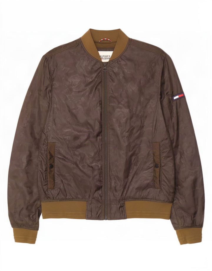 Giubbotto bomber da uomo Tommy Hilfiger UK 38 poliestere kaki medio