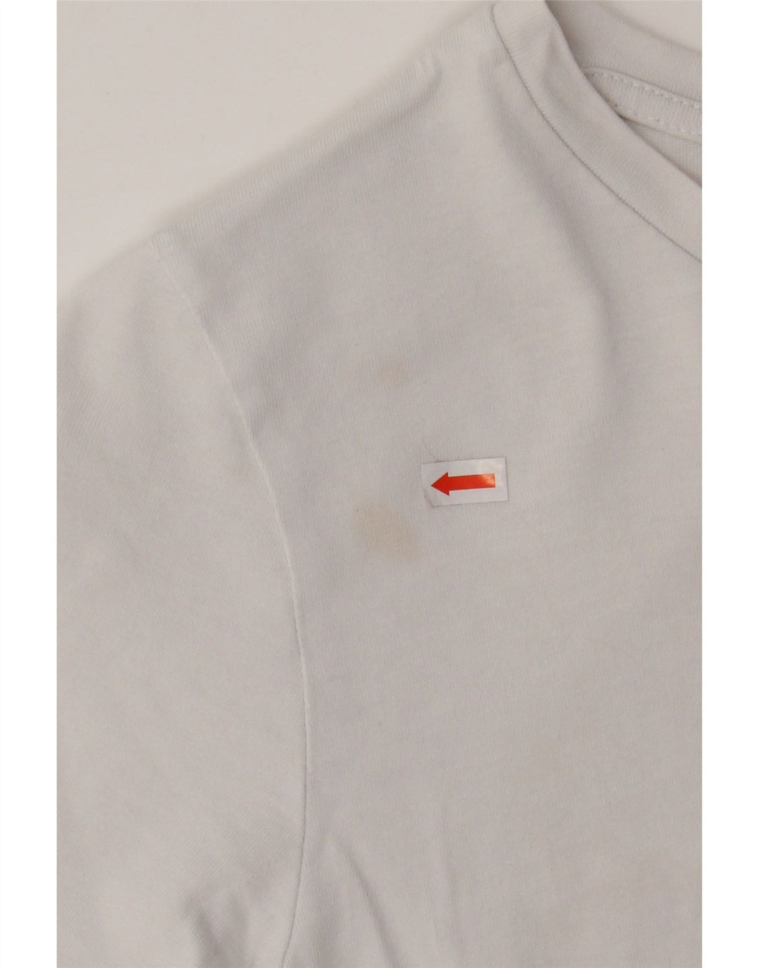 VANS Womens Crop Graphic T-Shirt Top UK 12 Medium White Cotton Vintage Vans and Second-Hand Vans from Messina Hembry 