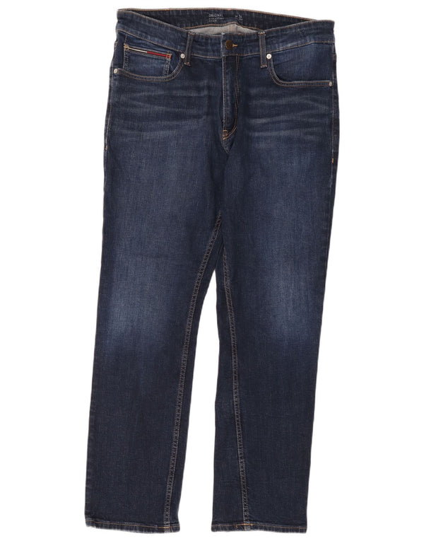 Jeans dritti Ryan da uomo Tommy Hilfiger W36 L28 cotone blu navy