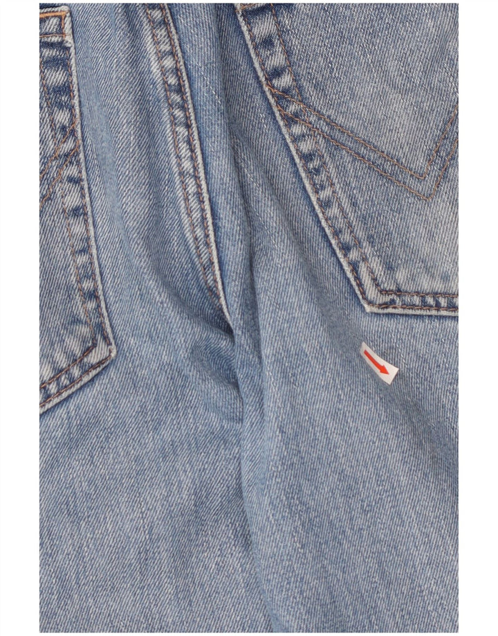 Jeans dritti da uomo vestibilità regolare WRANGLER W32 L30 cotone blu