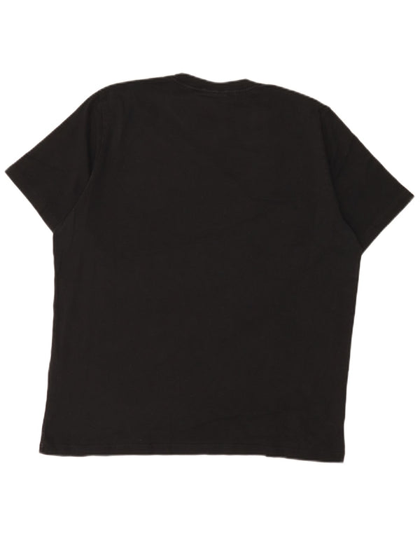 T-shirt grafica da uomo a maniche corte Paul Smith XL in cotone nero