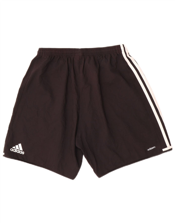 Pantaloncini sportivi Adidas Climalite da uomo medio poliestere nero