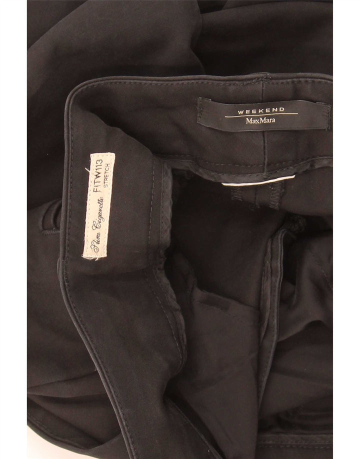 Pantaloni chino slim da weekend da donna Max Mara W30 L26 neri