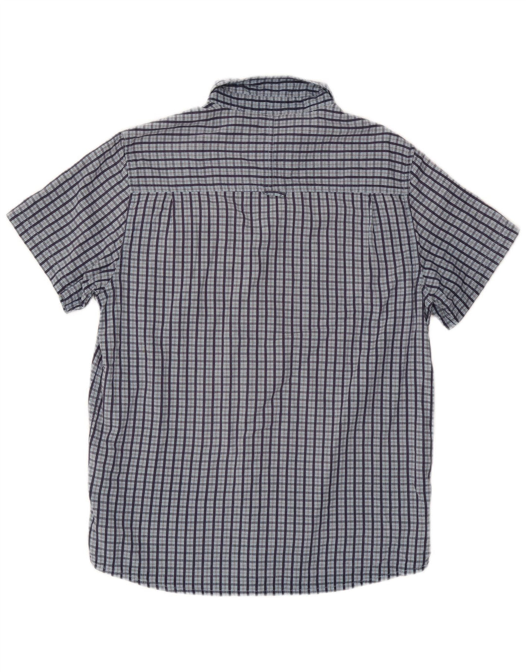 Camicia a maniche corte da uomo Mountain Warehouse a quadri blu grandi