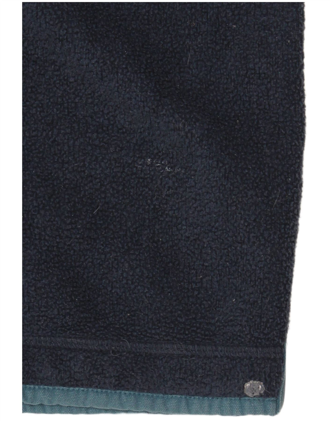 Maglione in pile da ragazzo con zip e collo Fat Face 10-11 anni in poliestere blu navy