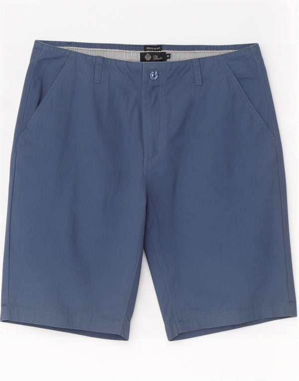 Pantaloncini chino dalla vestibilità regolare da uomo di Dack IT 50 Large W34 in cotone blu