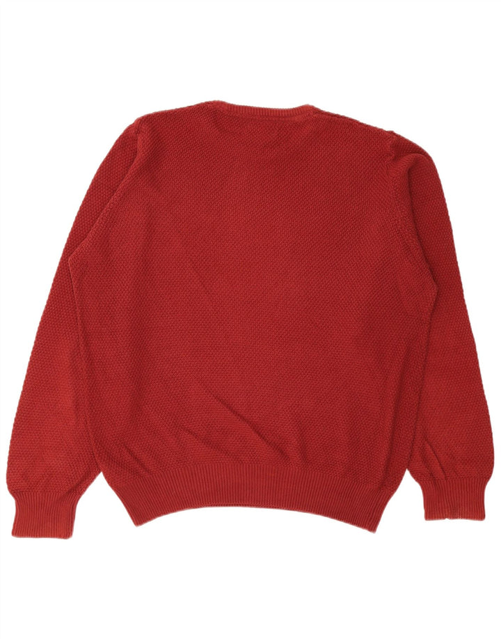 Maglione maglione girocollo da uomo Marks & Spencer su misura Borgogna medio