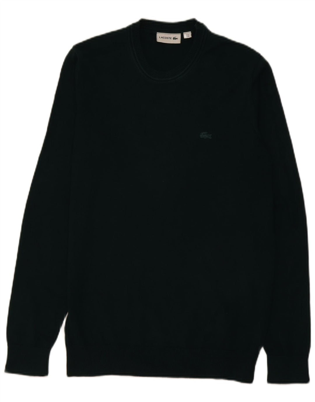 Maglione maglione girocollo da uomo Lacoste taglia 4 lana verde medio