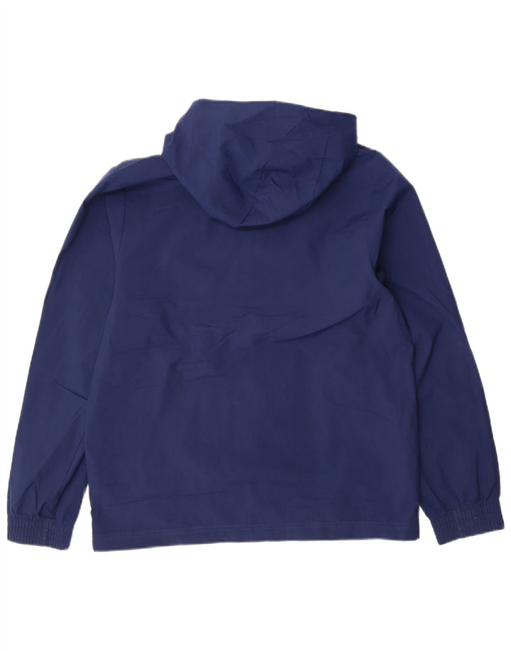 Giacca antipioggia con cappuccio Adidas da ragazzo 13-14 anni blu navy