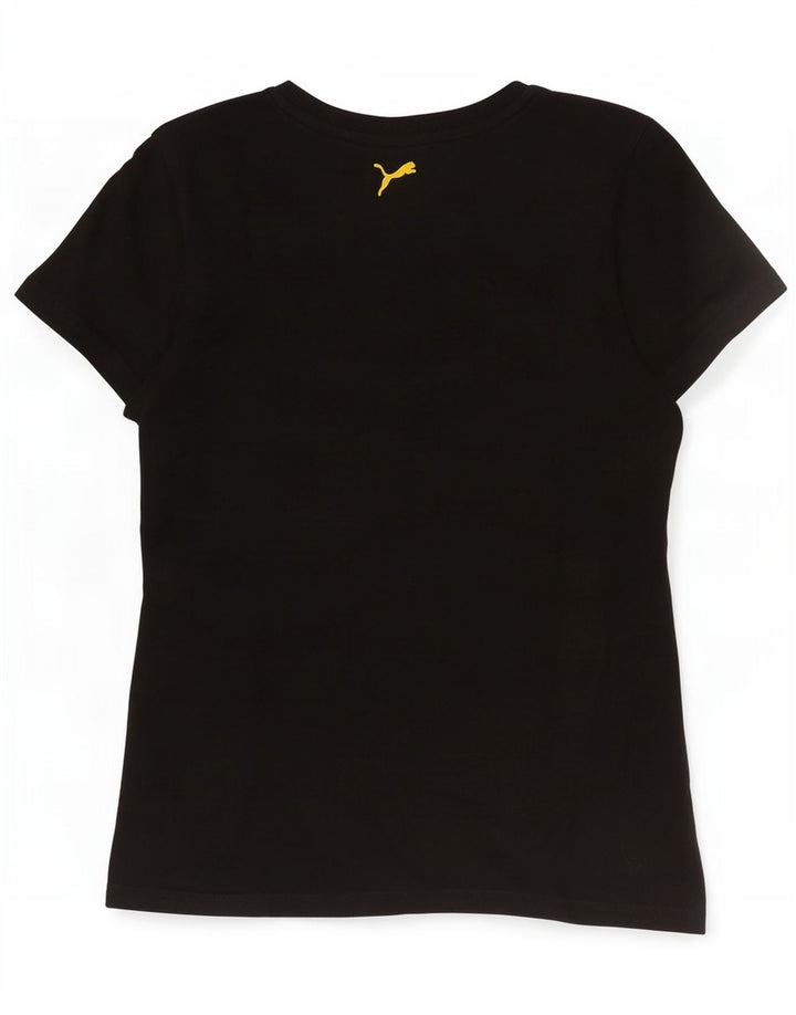 T-shirt grafica da donna Puma UK 14 grande nera