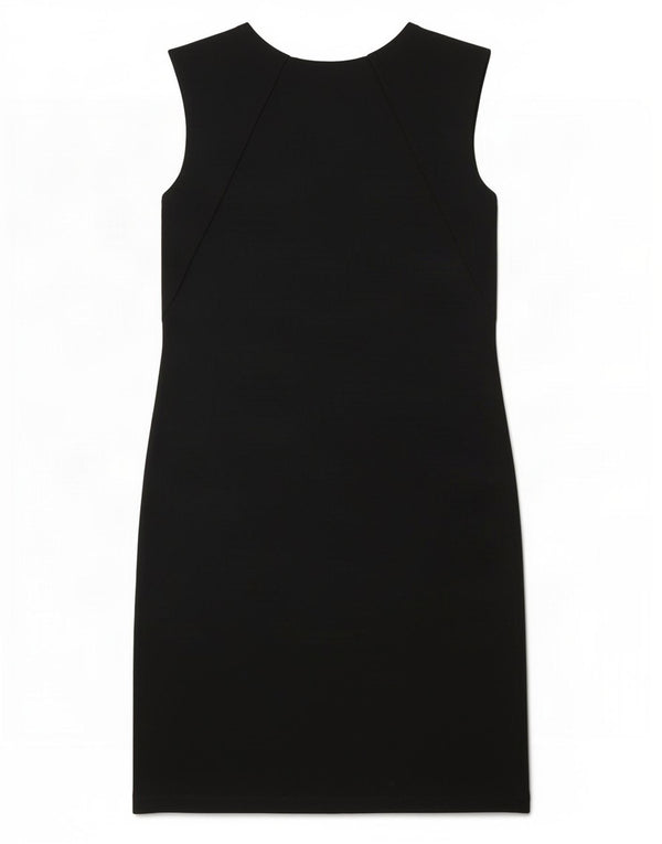 Abito tubino senza maniche da donna Gap UK 10 piccolo in viscosa nera