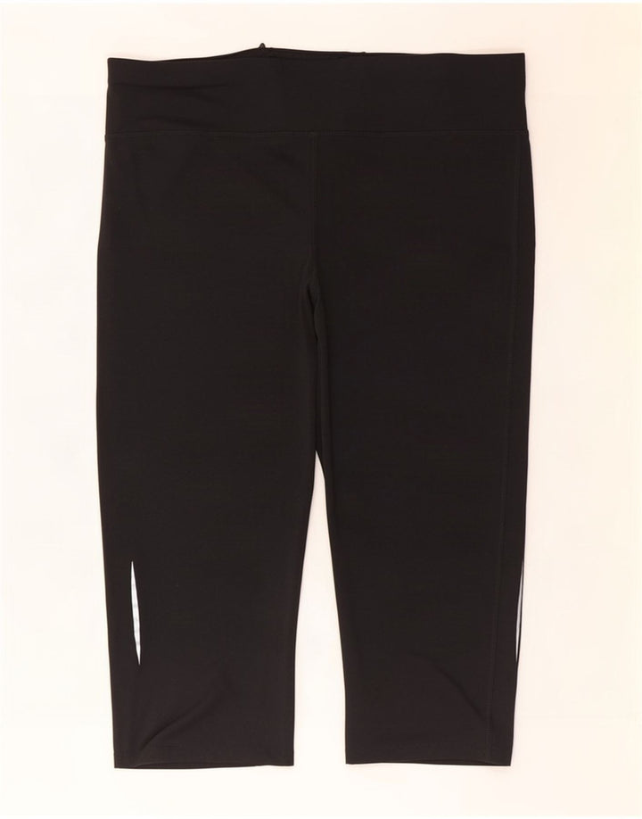 Leggings Capri da donna Marks & Spencer UK 20 2XL poliestere nero