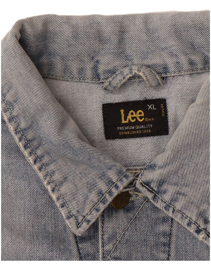 Giacca di jeans da uomo LEE UK 42 XL Blu