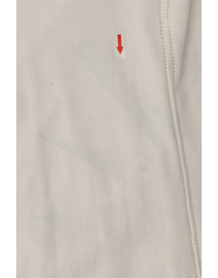 Maglione cardigan da donna Gap UK 18 XL cotone bianco