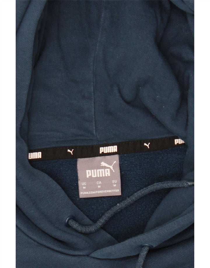 Felpa con cappuccio grafica da uomo Puma Blu medio