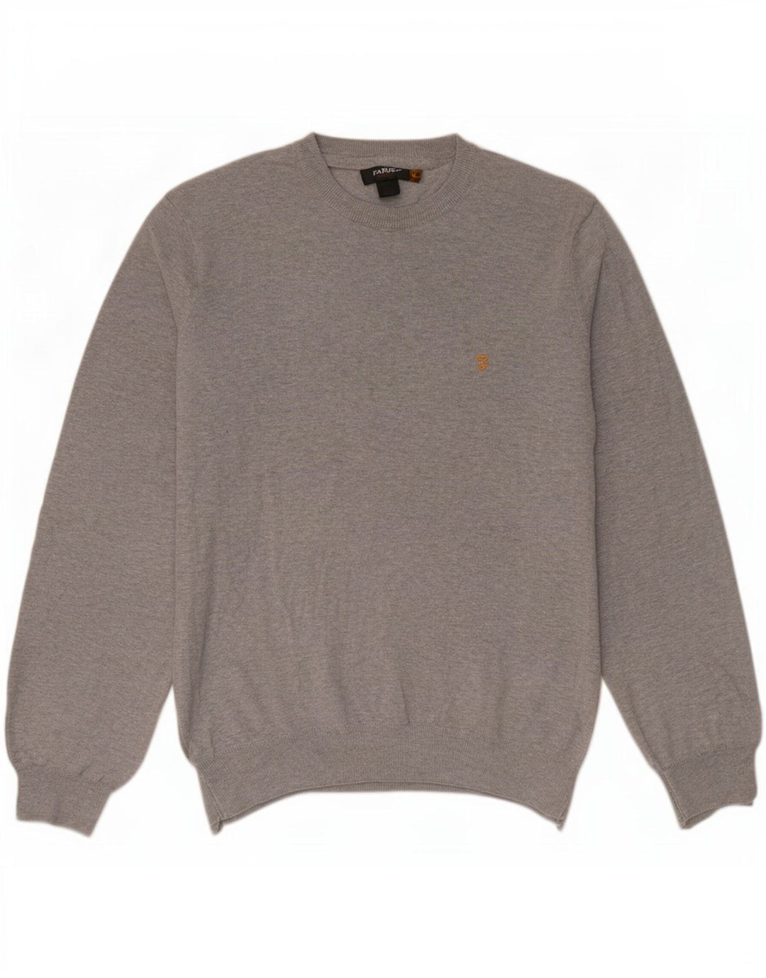 Maglione maglione girocollo da uomo Farah grigio medio