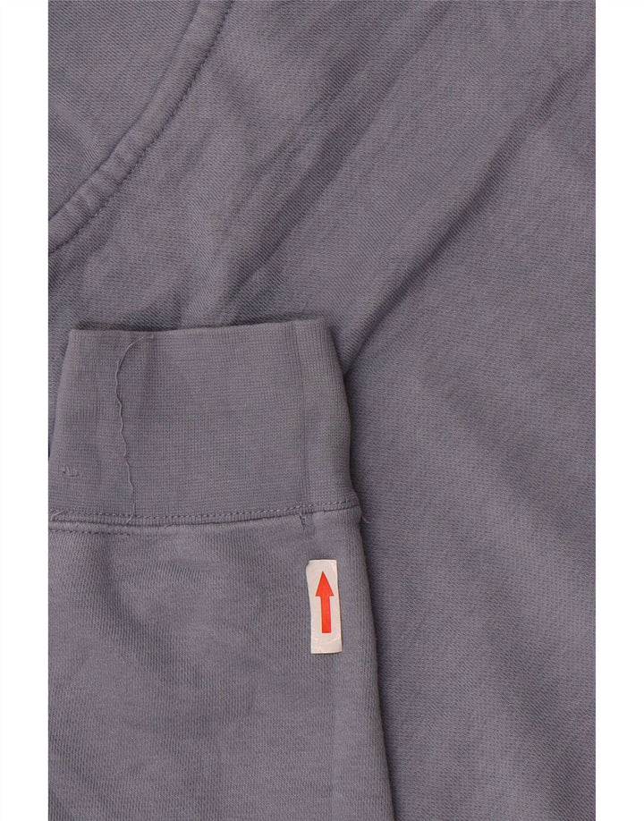 Felpa con cappuccio da uomo Nike Large in cotone blu