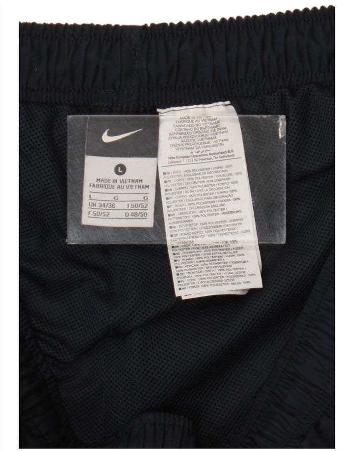 Pantaloni da tuta da uomo Nike Large in poliestere color block blu navy